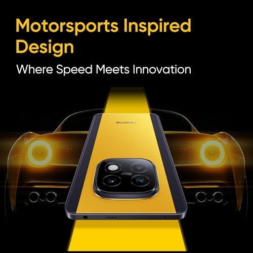 realme NARZO 70 Turbo 5G (Turbo Yellow, 8GB RAM, 128GB Storage) | Segment's Fastest Dimensity 7300 Energy 5G Chipset | Motorsports Inspired Design - Triveni World