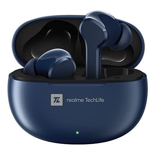 realme TechLife Buds T100 Bluetooth Truly Wireless in Ear Earbuds with mic, AI ENC for Calls, Google Fast Pair, 28 Hours Total Playback with Fast Charging and Low Latency Gaming Mode (Blue) - Triveni World