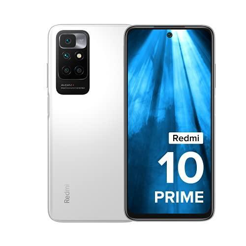 Redmi 10 Prime (Astral White 4GB RAM 64GB ROM |Helio G88 with extendable RAM Upto 2GB |FHD+ 90Hz Adaptive Sync Display) | 22.5W Charger Included - Triveni World