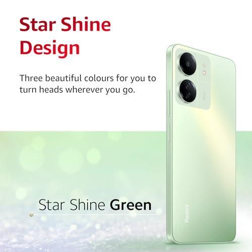 Redmi 13C (Starshine Green, 4GB RAM, 128GB Storage) | Powered by 4G MediaTek Helio G85 | 90Hz Display | 50MP AI Triple Camera - Triveni World