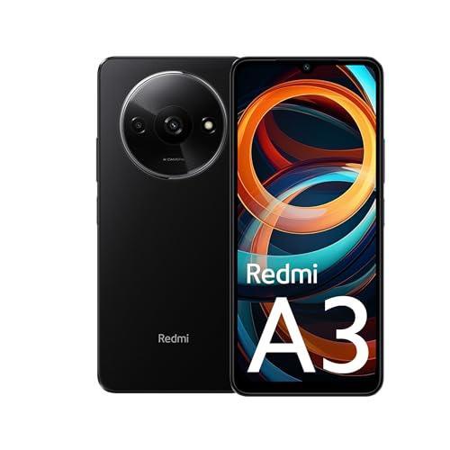 Redmi A3 (Midnight Black, 3GB RAM, 64GB Storage) | Premium Halo Design | 90Hz Display - Triveni World