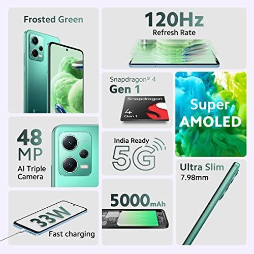 Redmi Note 12 5G (Frosted Green,8GB RAM, 256GB Storage) - Triveni World