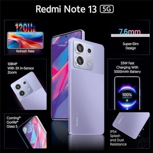 Redmi Note 13 5G (Chromatic Purple, 8GB RAM, 256GB Storage) - Triveni World