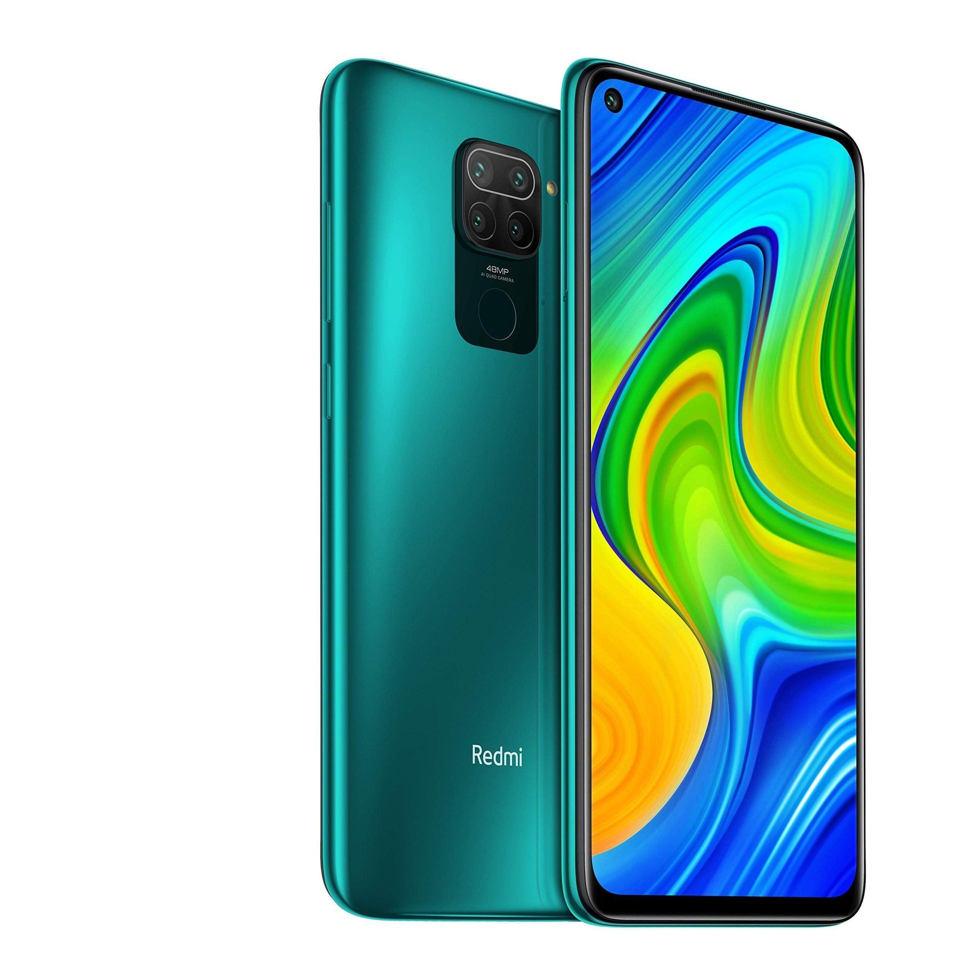 (Refurbished) Redmi Note 9 (Aqua Green, 4GB RAM, 64GB Storage) - 48MP Quad Camera & Full HD+ Display - 3 Months No Cost EMI on BFL - Triveni World