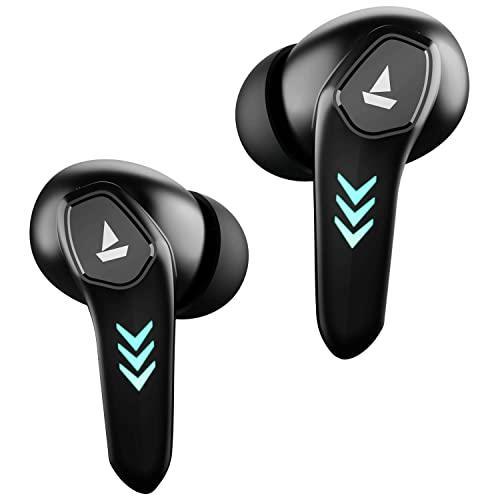 (Refurbished) boAt Airdopes 190 True Wireless In Ear Earbuds with Beast Mode(50ms) for Gaming, 40H Playtime, Breathing LEDs, boAt Signature Sound, Quad Mics ENx Tech, ASAP Charge & BT v5.3(Black Sabre) - Triveni World