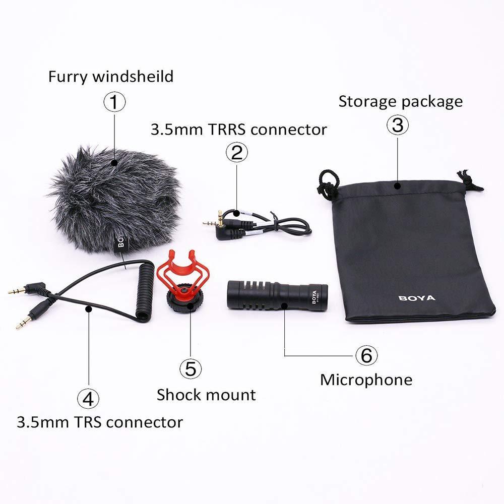 (Refurbished) Boya BY-MM1 Universal Cardiod Shotgun Microphone (Black) - Triveni World