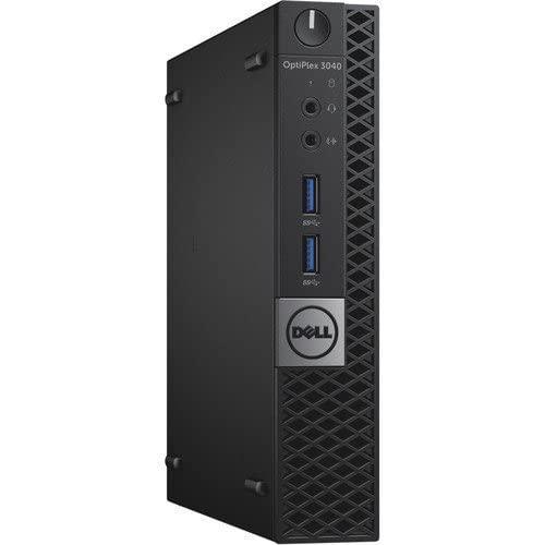 (Refurbished) DELL OPTIPLEX 3040 i3-6100T Tiny Desktop (Core I3 6th gen 3.2ghz,8 GB RAM, 256 GB SSD, Win 11 (Upgraded), MS Office/ Intel HD Graphics/, USB 3.0, Ethernet,VGA), Black Windows - Triveni World