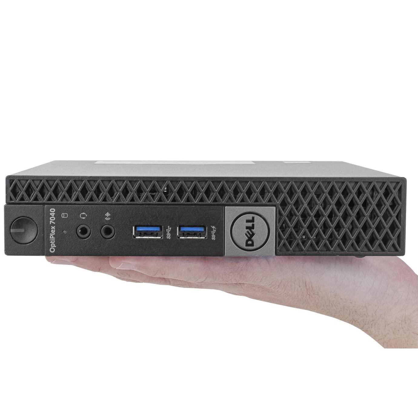 (Refurbished) Dell Optiplex 7040 Mini PC (Intel Core i5 6th gen, 16 GB DDR4 RAM, 512 GB SSD, Windows 11, WiFi, MS Office|Intel HD Graphics|USB, Ethernet,DP), Black - Triveni World