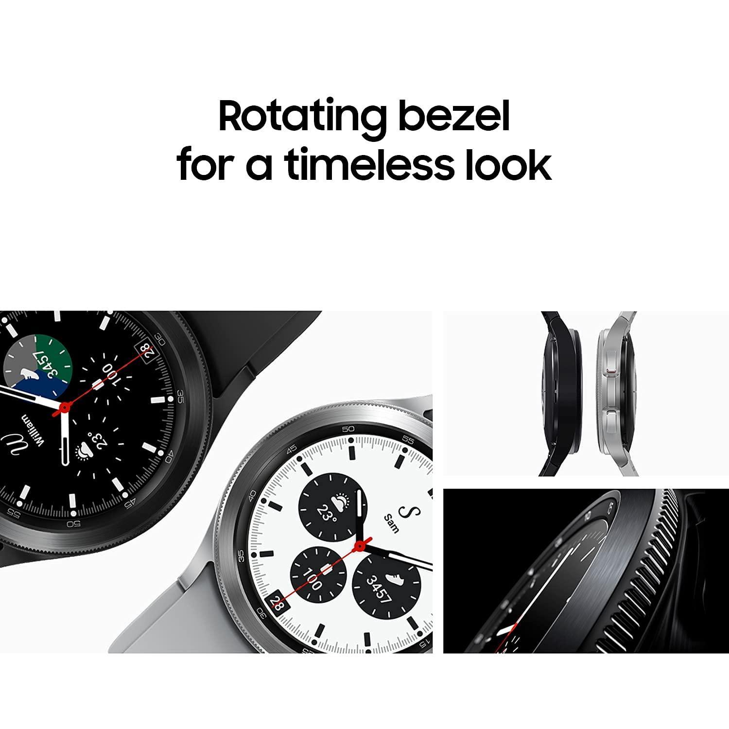 (Refurbished) Galaxy Watch4 Classic Bluetooth(4.6cm, Black) - Triveni World