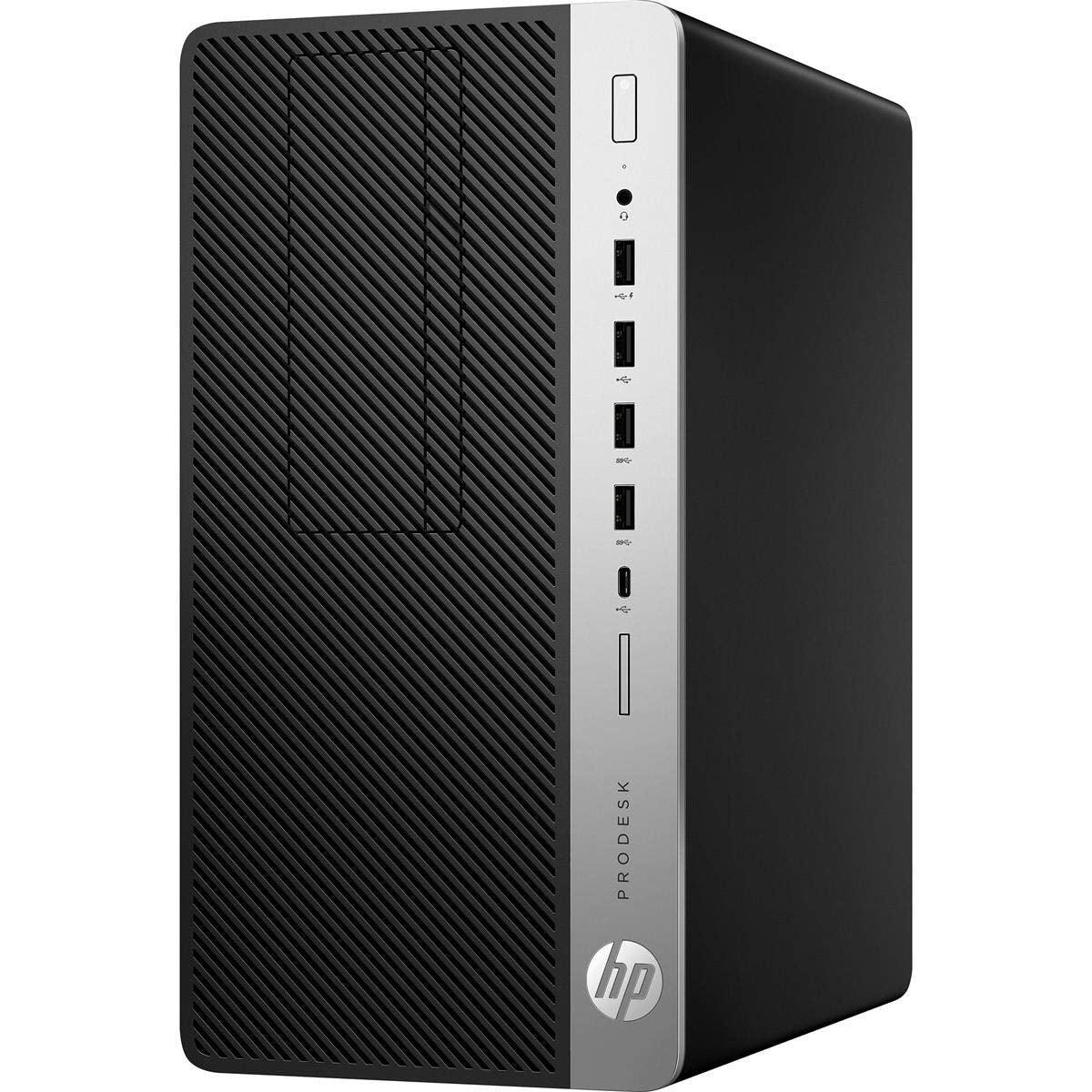 (Refurbished) HP Business Desktop ProDesk 600 G3 Desktop Computer - Intel Core i5 (7th Gen) i5-7500 3.40 GHz - 8 GB DDR4 SDRAM - 1 TB HDD - Windows 10 Pro 64-bit - Micro Tower - Jet Black - DVD-Writer DVD177; - Triveni World