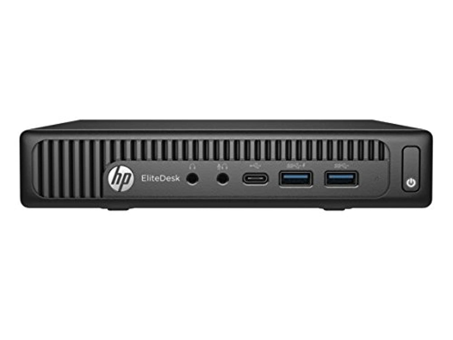 (Refurbished) HP EliteDesk 800 G2 Mini PC (Intel Core i5 6th gen, 8 GB DDR4 RAM, 256 GB SSD, Windows 11, WiFi, MS Office|Intel HD Graphics|USB, Ethernet,DP), Black - Triveni World