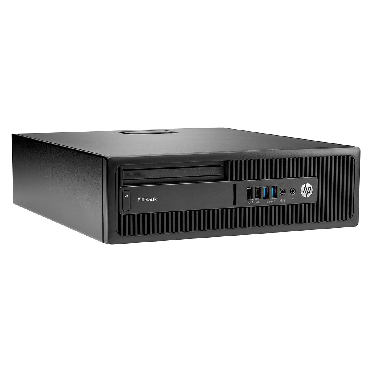 (Refurbished) HP EliteDesk Desktop Computer PC (AMD A10 Processor, 16 GB RAM, 1 TB HDD + 256 GB SSD, Windows 10 Pro, MS Office, AMD Radeon Graphics, USB, VGA), Black - Triveni World