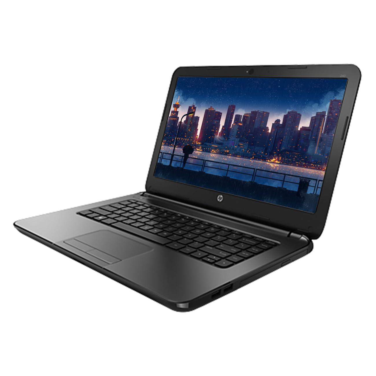 (Refurbished) HP Notebook 240 G6 6th Gen Intel Core i3 Business HD Laptop (8 GB DDR4 RAM/256 GB SSD/14" (35.6 cm) HD/Windows 10 Pro/MS Office/WiFi/Bluetooth/Webcam/Intel Graphics), Black - Triveni World