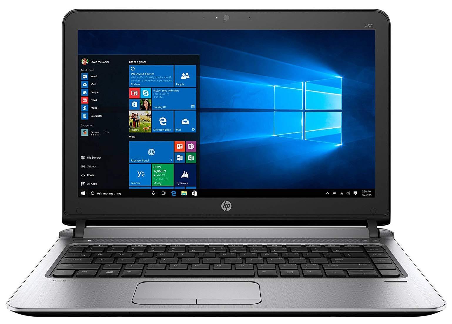 (Refurbished) HP ProBook 430 G3 Intel Core i5 6th Gen 13.3 inches Business Laptop (8GB RAM/256GB SSD/Windows 10 Pro/MS Office/HD Display/Integrated Graphics, 1.5Kg) - Triveni World