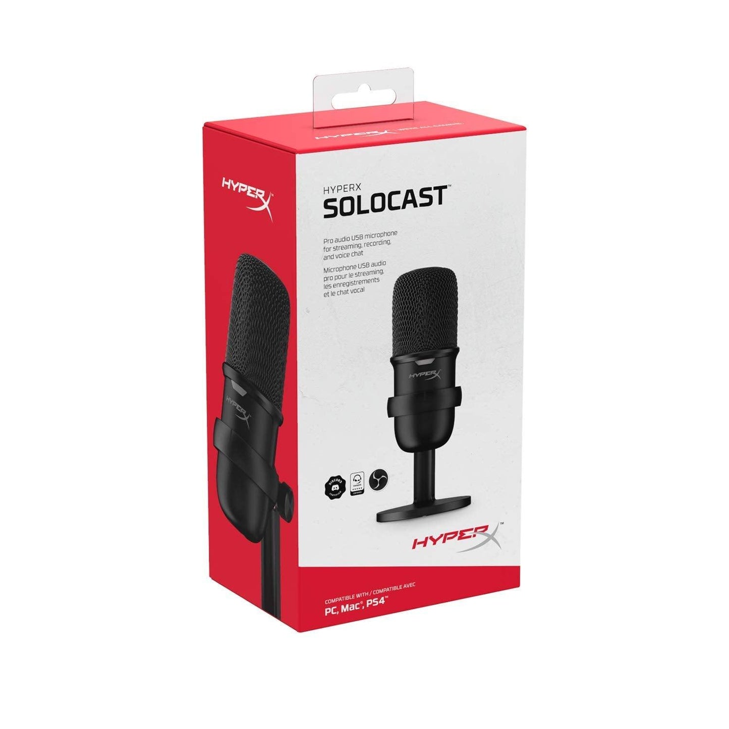 (Refurbished) HyperX SoloCast – USB Condenser Gaming Microphone, for PC, PS4, and Mac, Tap-to-mute Sensor, Cardioid Polar Pattern, Gaming, Streaming, Podcasts, Twitch, YouTube, Discord (HMIS1X-XX-BK/G) - Triveni World