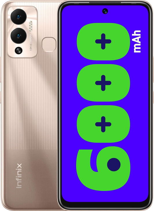 (Refurbished) Infinix HOT 12 Play (Champagne Gold, 64 GB) (4 GB RAM) - Triveni World