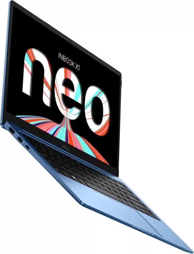 (Refurbished) Infinix INBook X1 Neo Series Celeron Quad Core - (8 GB/256 GB SSD/Windows 11 Home) XL22 Thin and Light Laptop (14 inch, Cosmic Blue, 1.24 kg) - Triveni World