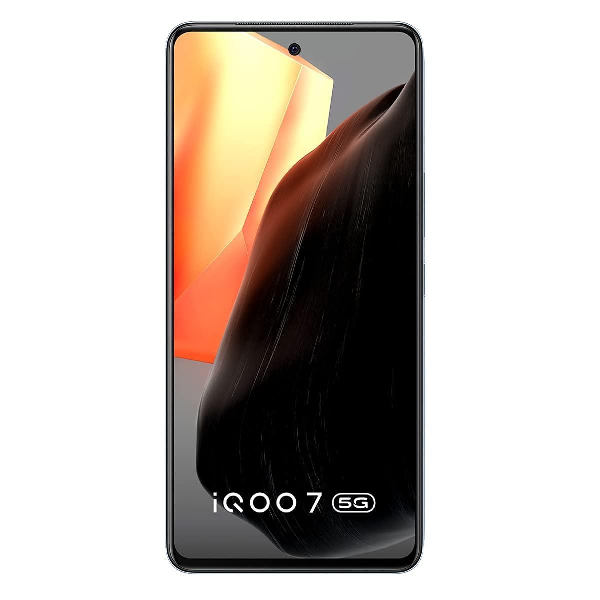 (Refurbished) iQOO 7 5G (Solid Ice Blue, 8GB RAM, 256GB Storage) - Triveni World