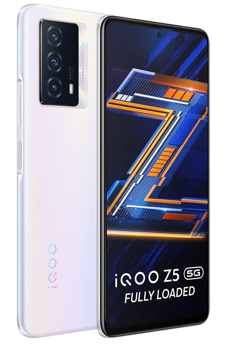 (Refurbished) iQOO Z5 5G (Arctic Dawn, 8GB RAM, 128GB Storage) - Triveni World