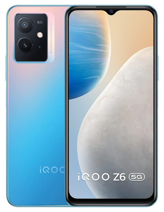 (Refurbished) iQOO Z6 5G (Chromatic Blue, 4GB RAM, 128GB Storage) - Triveni World