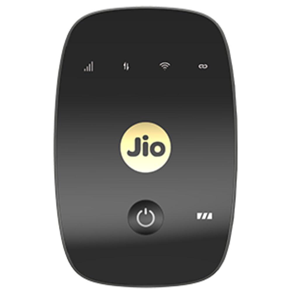 (Refurbished) JioFi M2S Black | 4G Router from Jio | On The Go Device | Video & HD Voice Calls | Connect & Share | Cashback Worth ₹1500* - Triveni World