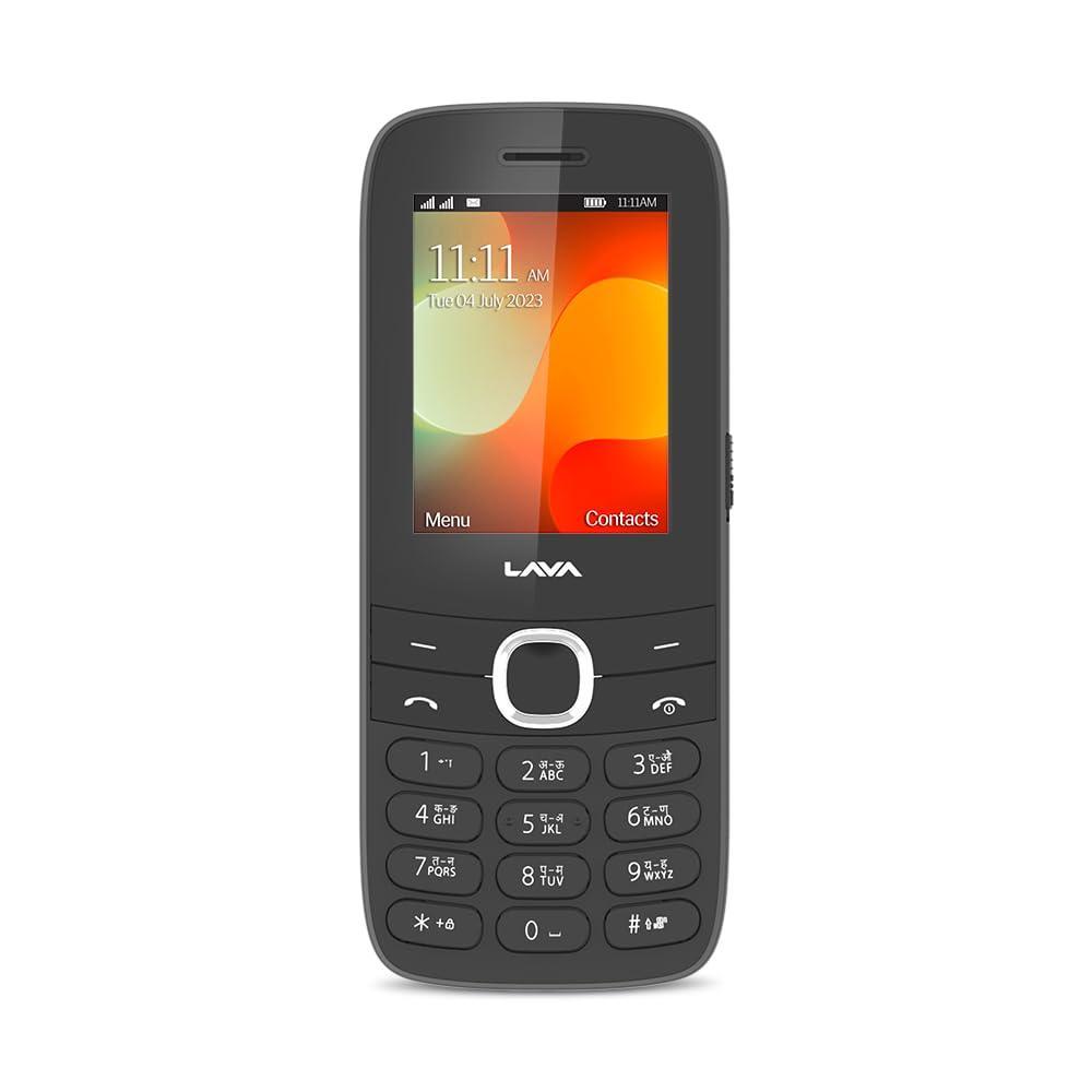 (Refurbished) Lava A7 Torch, with 2575mAh Battery, 2.4 inch Big Display, Superior Stereo Sound, keypad Mobile with Wireless FM and Auto Call Recording, Black - Triveni World