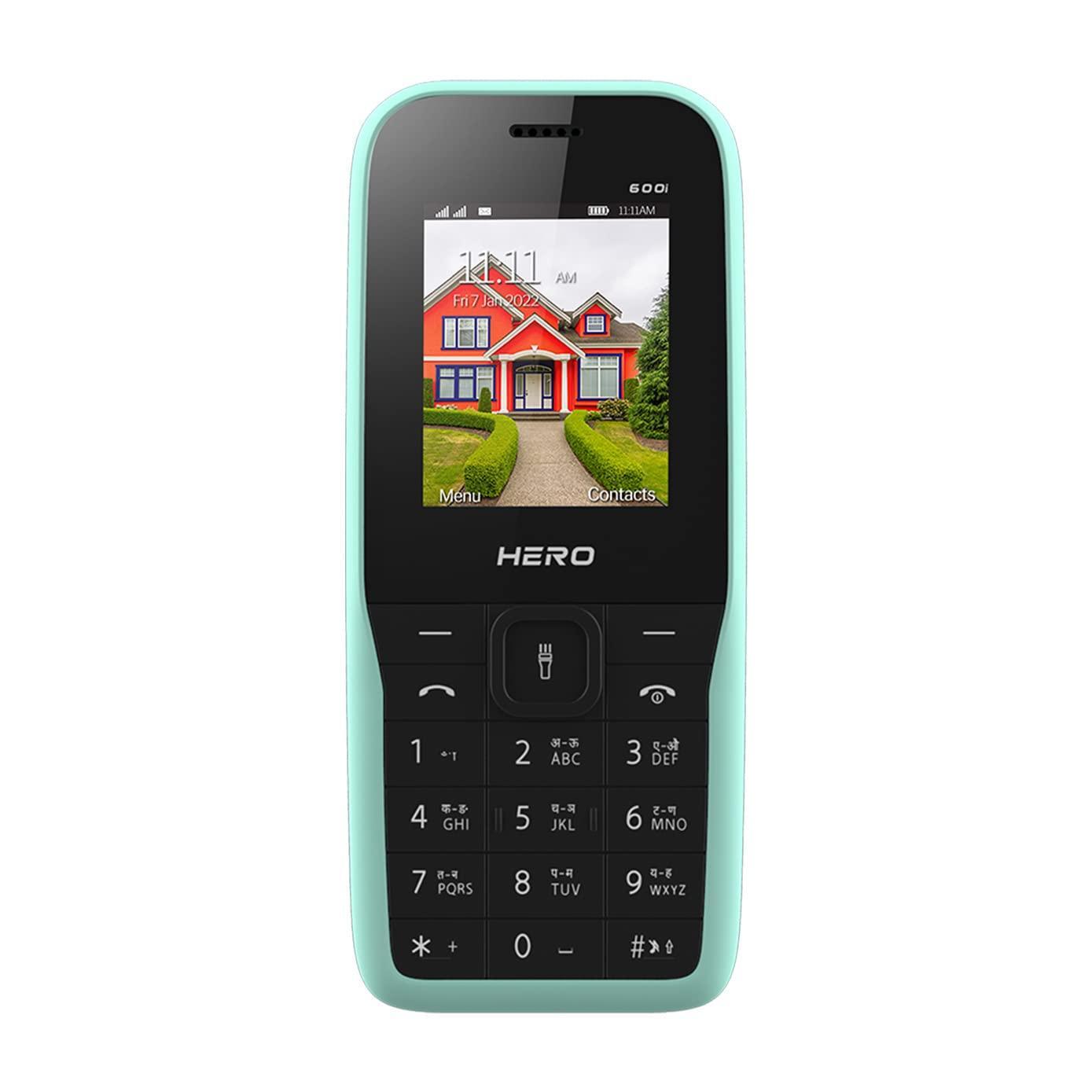 (Refurbished) Lava Hero 600i (Mint Green) with Sleek and Stylish Design, 10 Regional Languages Input Sup - Triveni World