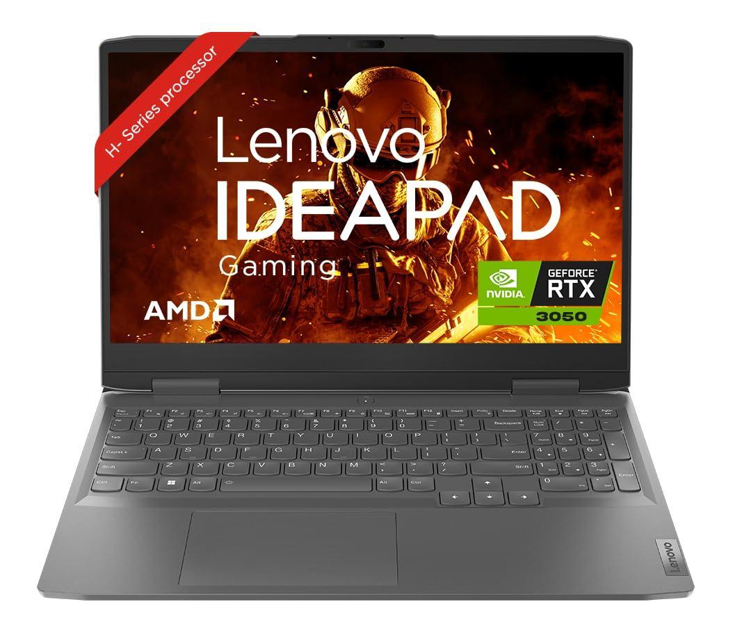 (Refurbished) Lenovo IdeaPad Gaming 3 AMD Ryzen 7 6800H 15.6" (39.62cm) FHD IPS 120Hz Gaming Laptop (16GB/512GB SSD/Win11/Office/NVIDIA RTX 3050 4GB/RGB Keyboard/Alexa/3 Month Game Pass/Onyx Grey/2.32Kg),82SB00Y8IN - Triveni World