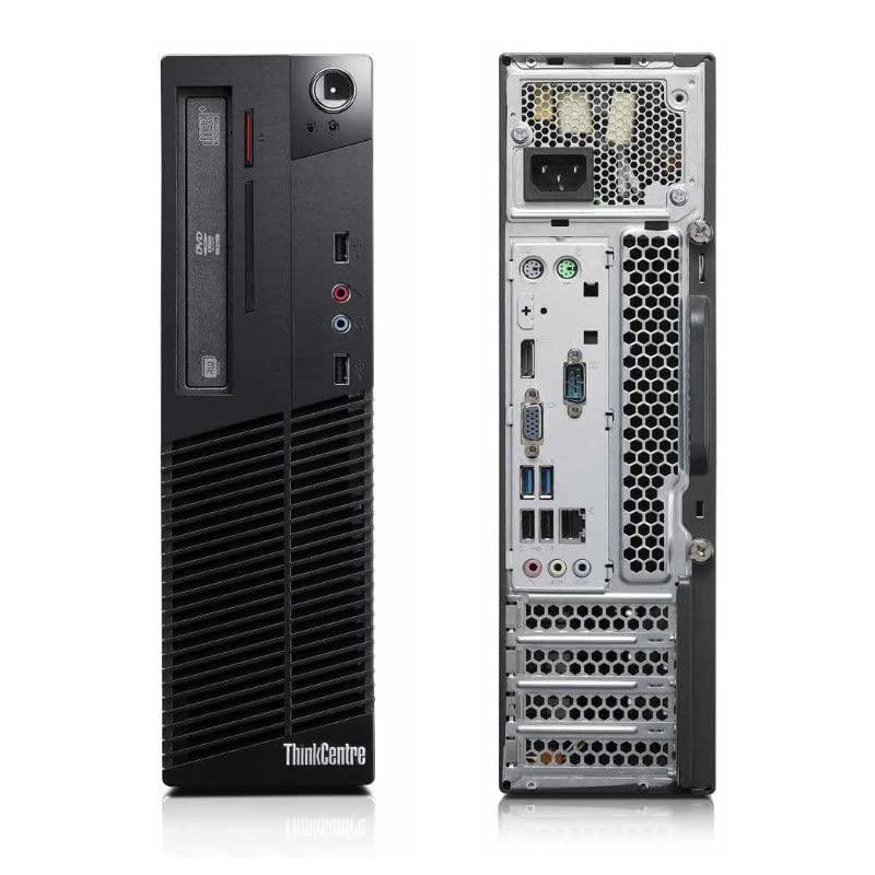 (Refurbished) Lenovo ThinkCenter M73 Desktop (Intel Core i7 4770s / 16 GB RAM / 240GB SSD/ Windows 10 Pro/ MS Office / USB, Ethernet,VGA, Black) - Triveni World