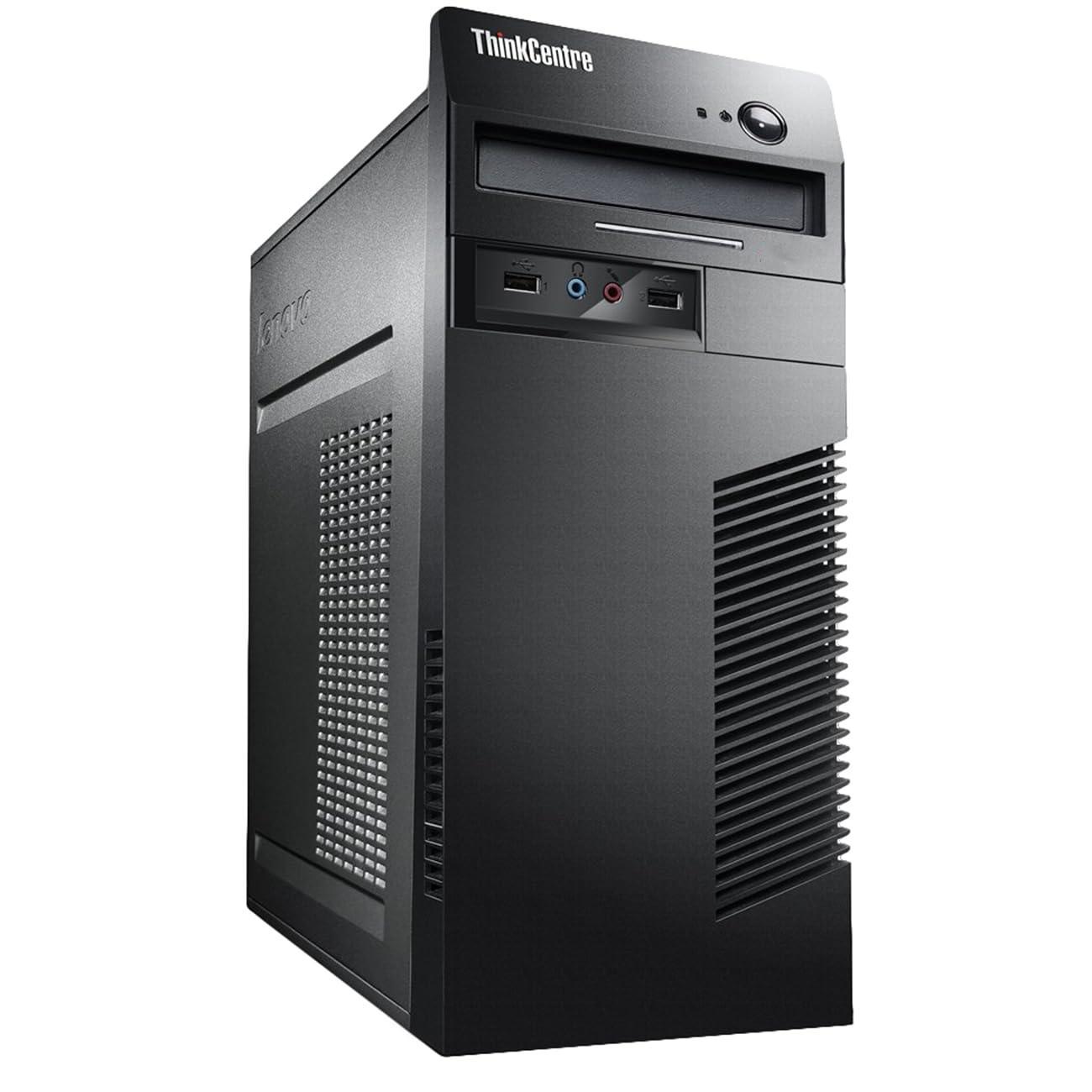 (Refurbished) Lenovo ThinkCentre Desktop Computer PC (Intel Core i5 4th Gen, 8 GB RAM, 500 GB HDD, Windows 10 Pro, MS Office, Intel HD Graphics, USB, VGA), Black - Triveni World