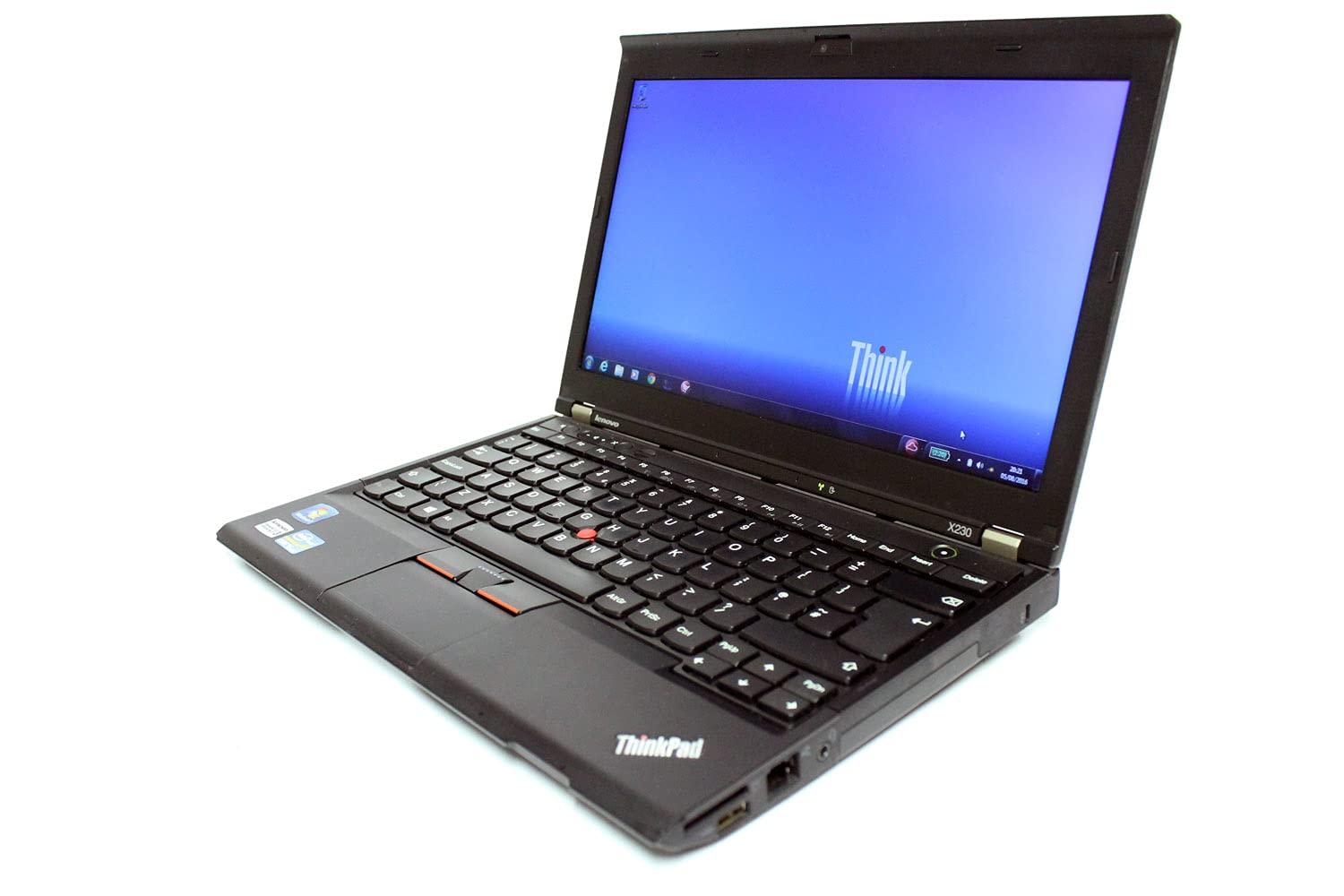 (Refurbished) Lenovo Thinkpad Hybrid 12.5 inches X230 Intel Core i5 - 3320m Ultralight Processor Laptop (8GB Ram & 256GB SSD & 320GB HDD, Windows 10) - Triveni World