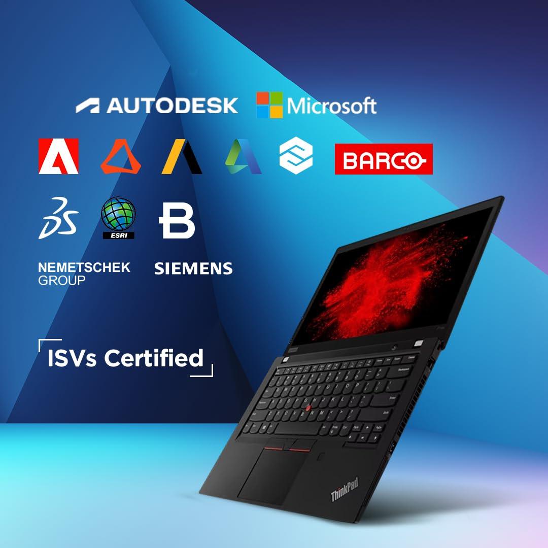 (Refurbished) Lenovo ThinkPad P14s Mobile Workstation 11th Gen Intel Core i7 14-inch FHD IPS Laptop (16GB RAM/512GB SSD/Windows 11 Pro/NVIDIA T500 4GB/1.469Kg),20VXS0G400 - Triveni World