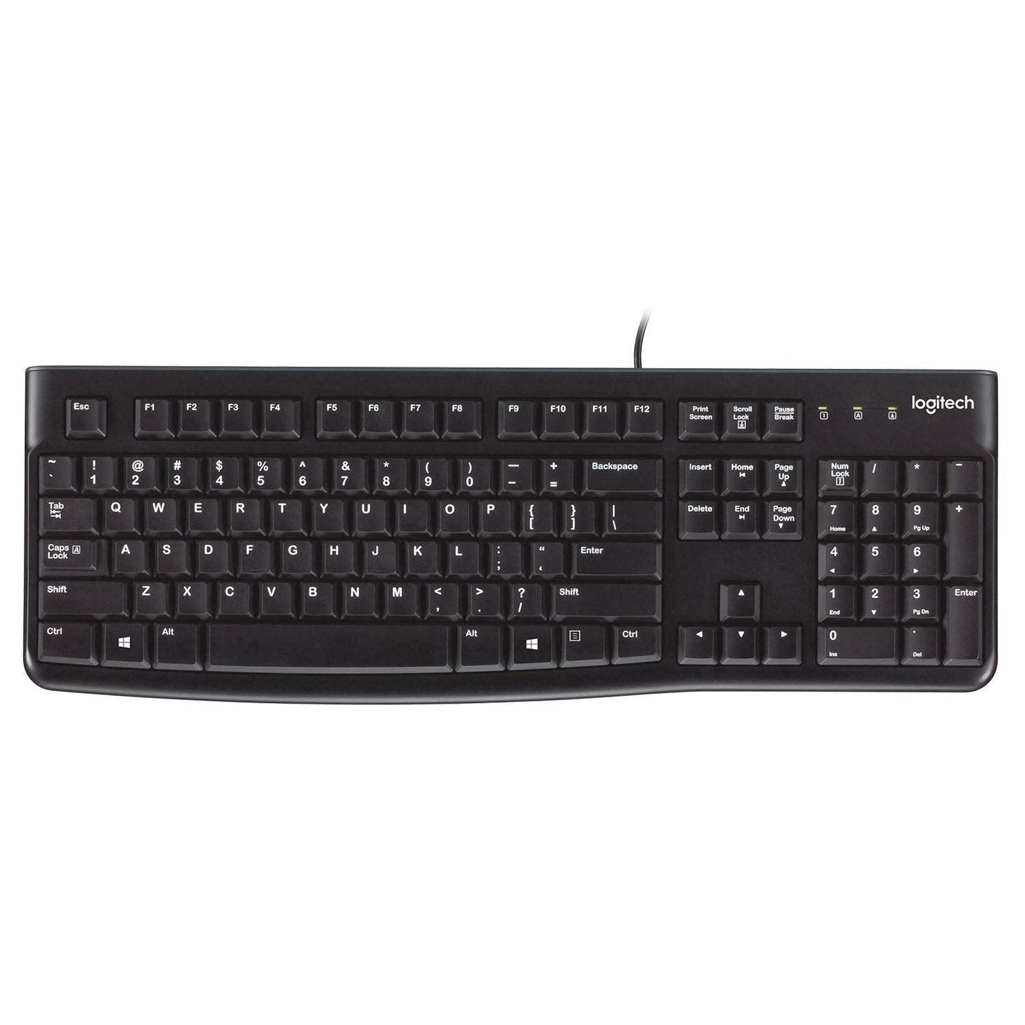 (Refurbished) Logitech K120 Wired Keyboard (Black) - Triveni World