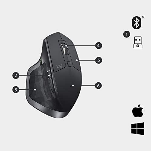 (Refurbished) Logitech MX Master 2S Wireless Mouse with Flow Cross-Computer Control and File Sharing for - Triveni World