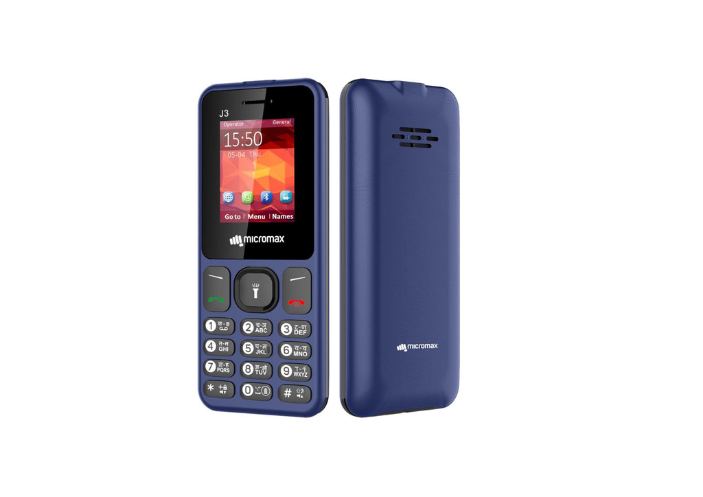 (Refurbished) Micromax J3 (Blue) - Triveni World