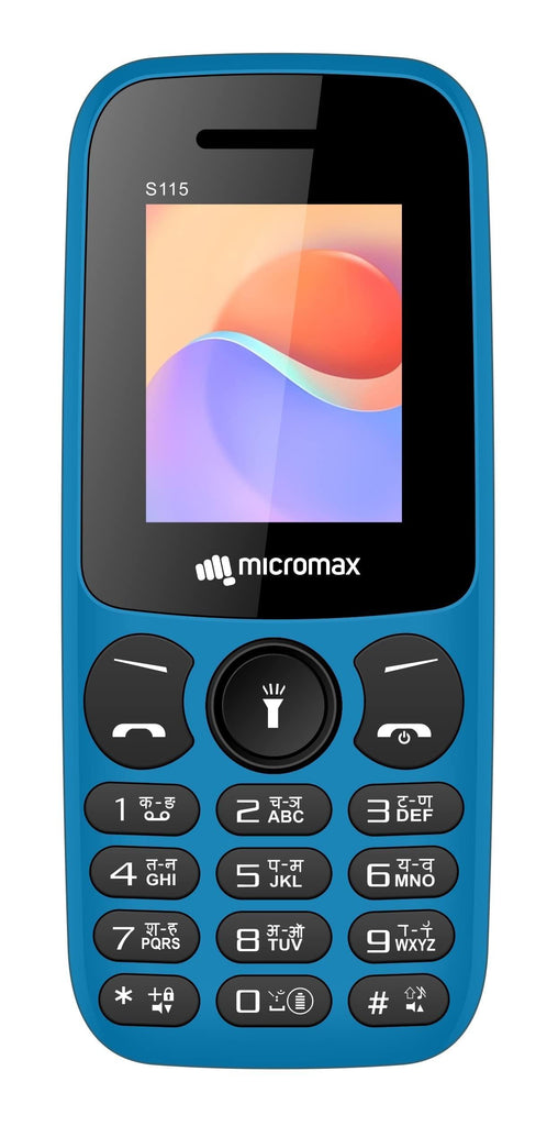 (Refurbished) Micromax S115 Teal Blue - Triveni World