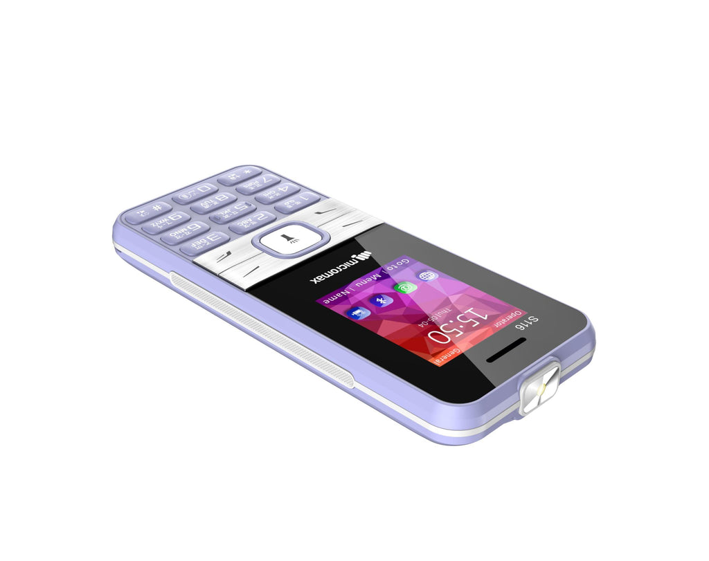 (Refurbished) Micromax S116 - Purple - Triveni World