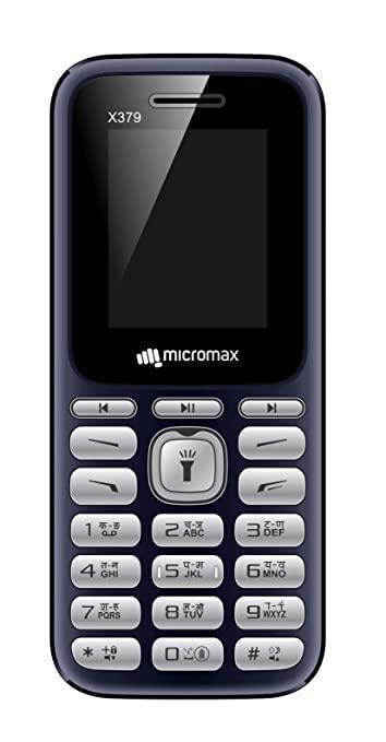 (Refurbished) Micromax X379 (Blue) - Triveni World