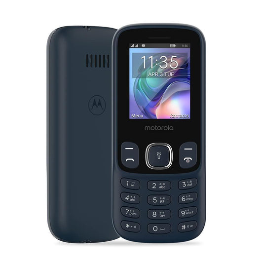 (Refurbished) Motorola A10e Dual Sim keypad Mobile with 800 mAh Battery, Expandable Storage Upto 32GB, W - Triveni World