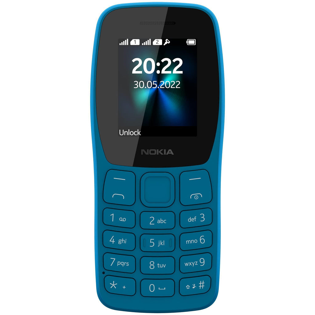 (Refurbished) NOKIA 110 TA-1434 DS in Cyan - Triveni World