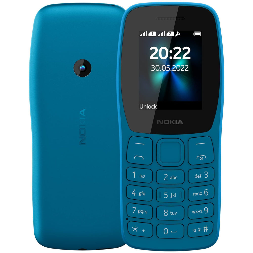 (Refurbished) NOKIA 110 TA-1434 DS in Cyan - Triveni World