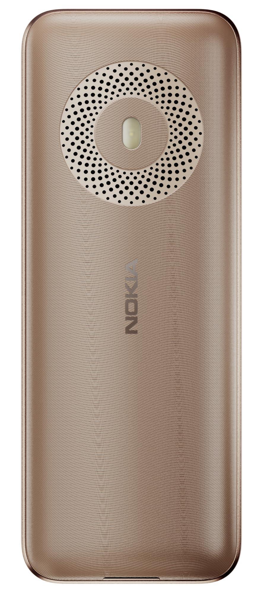 (Refurbished) Nokia 130 Music | Built-in Powerful Loud Speaker with Music Player and Wireless FM Radio | Dedicated Music Buttons | Big 2.4” Display | 1 Month Standby Battery Life | Gold - Triveni World