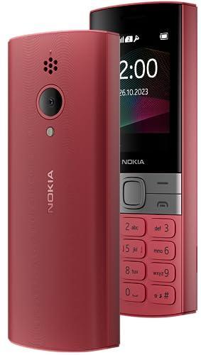 (Refurbished) Nokia 150 Dual SIM Premium Keypad Phone | Rear Camera, Long Lasting Battery Life, Wireless FM Radio & MP3 Player and All-New Modern Premium Design | Red - Triveni World