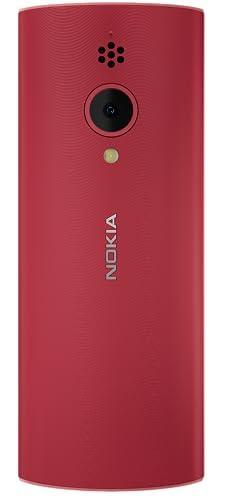 (Refurbished) Nokia 150 Dual SIM Premium Keypad Phone | Rear Camera, Long Lasting Battery Life, Wireless FM Radio & MP3 Player and All-New Modern Premium Design | Red - Triveni World