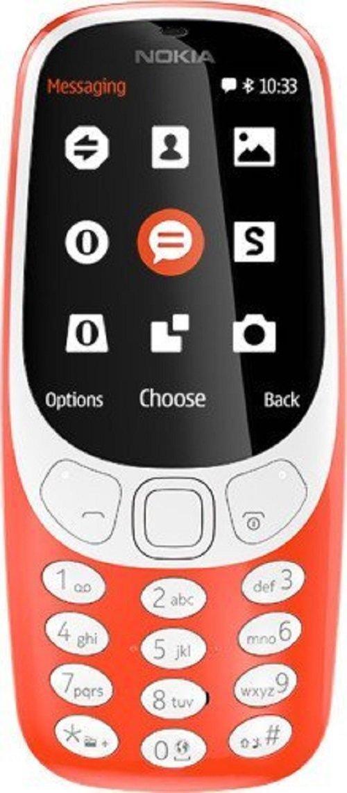 (Refurbished) Nokia 3310 (Warm Red) - Triveni World