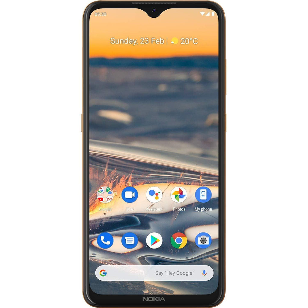 (Refurbished) Nokia 5.3 Android One Smartphone with Quad Camera, 6 GB RAM and 64 GB Storage - Sand - Triveni World