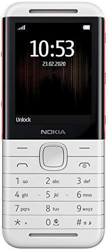 (Refurbished) Nokia 5310 (Dual Sim, White/Red) - Triveni World