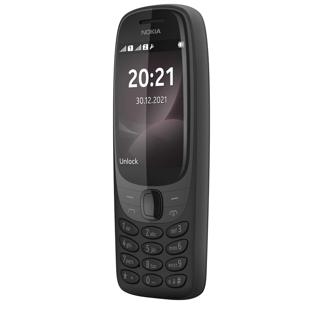 (Refurbished) Nokia 6310 Dual SIM Feature Phone with a 2.8” Screen, Wireless FM Radio and Rear Camera | Black - Triveni World