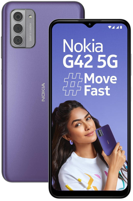 (Refurbished) Nokia G42 5G | Snapdragon® 480+ 5G | 50MP Triple AI Camera | 11GB RAM - Triveni World