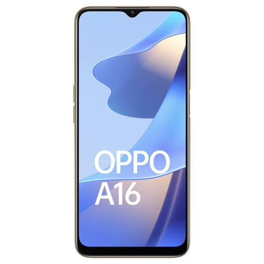 (Refurbished) Oppo A16 (Royal Gold, 4GB RAM, 64GB Storage) Without Offers, Large - Triveni World